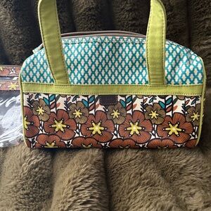 Fossil key-per Cosmetic Bag w/ removable snap pouches